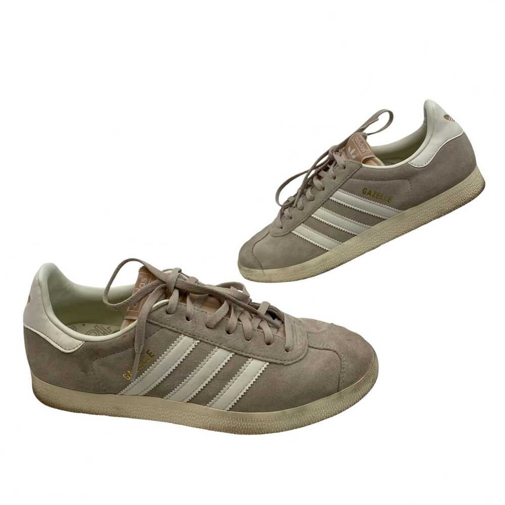 adidas Gazelle Beige White Sneakers | Mens 8